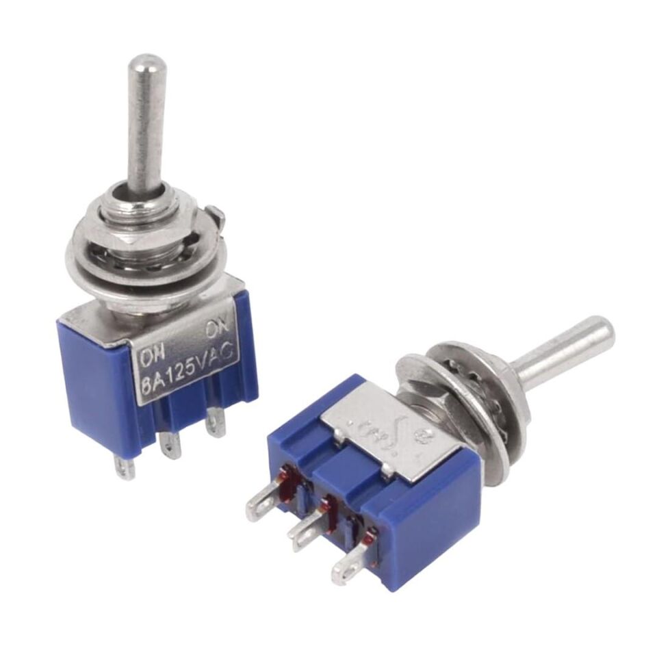 Ayt IC-139 On On Ø6Mm Toggle Switch MTS-102 2 Kademeli 14x32.7 mm