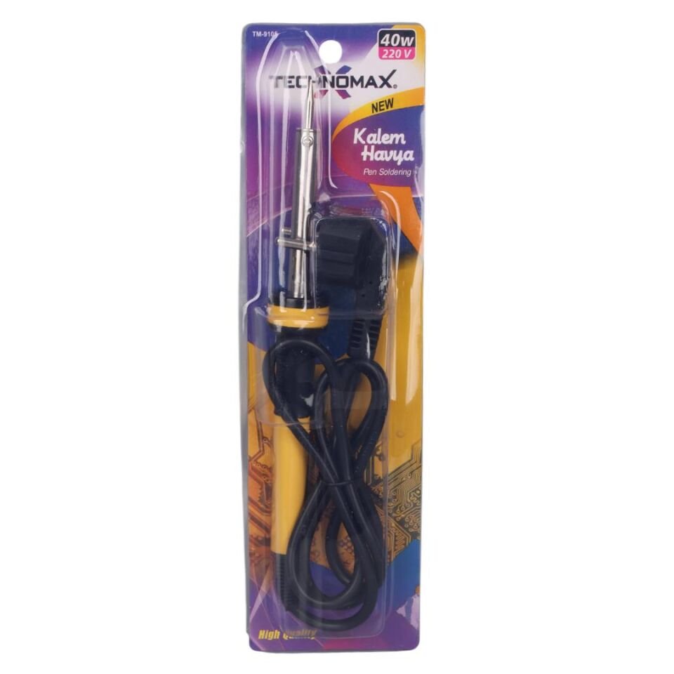 Ayt Technomax TM-9105 40 Watt Kalem Havya Lehim Makinesi AC220V 120Cm Kablolu