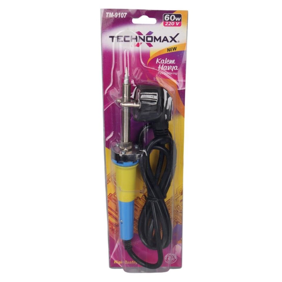 Ayt Technomax TM-9107 60 Watt Kalem Havya Lehim Makinesi AC220V 120Cm Kablolu