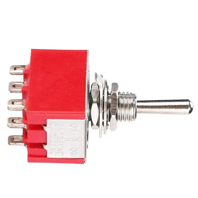 Ayt IC-148B Toggle Switch Buton On Off Buton Ø6mm Aç Kapa Düğme 2 Kademe 13x16,8 mm MTS-303