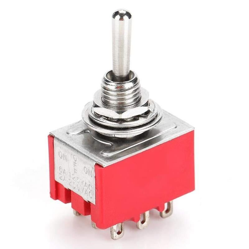 IC-148B Toggle Switch Buton On Off Buton Ø6mm Aç Kapa Düğme 2 Kademe 13x16,8 mm MTS-303
