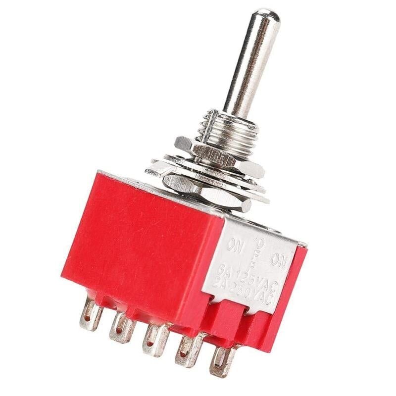 Ayt IC-148B Toggle Switch Buton On Off Buton Ø6mm Aç Kapa Düğme 2 Kademe 13x16,8 mm MTS-303