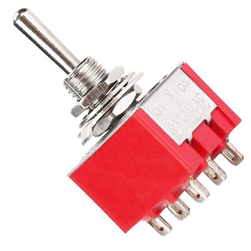 IC-148B Toggle Switch Buton On Off Buton Ø6mm Aç Kapa Düğme 2 Kademe 13x16,8 mm MTS-303