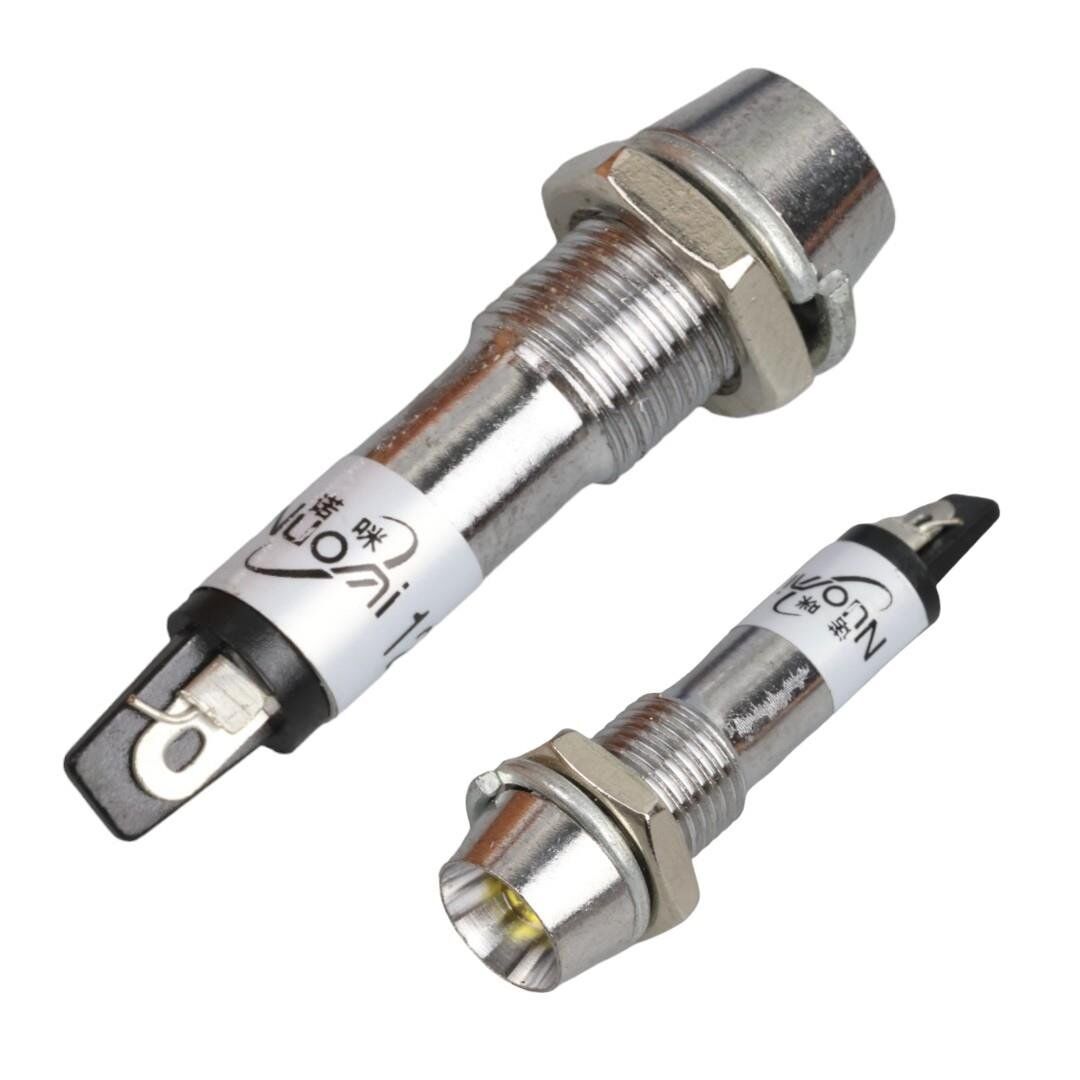 SİNYAL LAMBASI Ø8MM METAL 12V (IC-225)