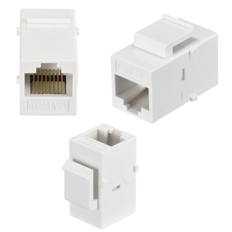Rj 45 Ethernet Dişi Dişi Ara Aparat Klipsli 8P-8C Ara İnternet Soketi