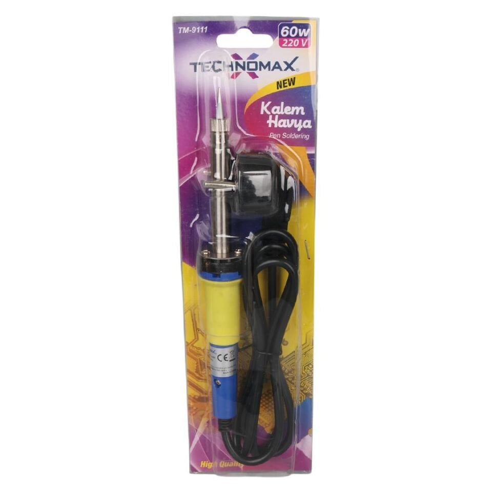 Ayt Technomax TM-9111 60 Watt Kalem Havya Lehim Makinesi AC220V 120Cm Kablolu