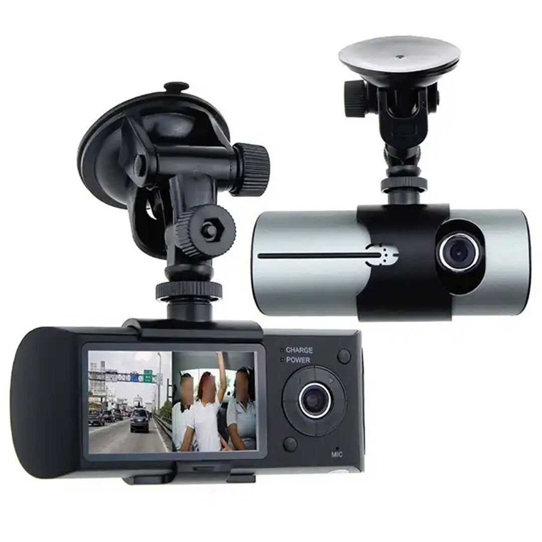 Powermaster R300 Gps li Çift Kameralı Araç İçi Dvr Kamera Set Oto Yol Kayıt Kamerası