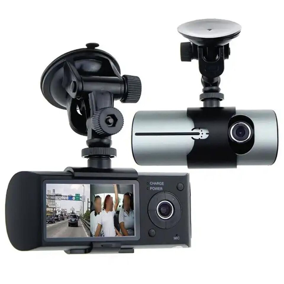 Powermaster R300 Gps li Çift Kameralı Araç İçi Dvr Kamera Set Oto Yol Kayıt Kamerası