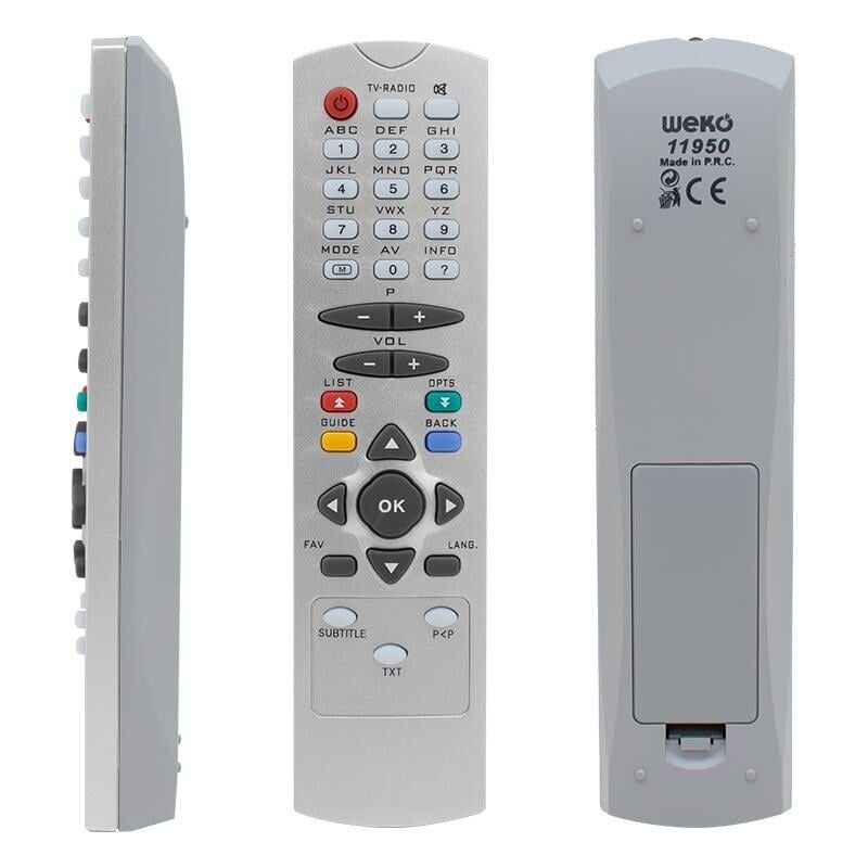 Ayt Digiturk Zap Rc-2540 Dcr 9001-9002 Vestel 35100 Uydu Alıcı Kumandası