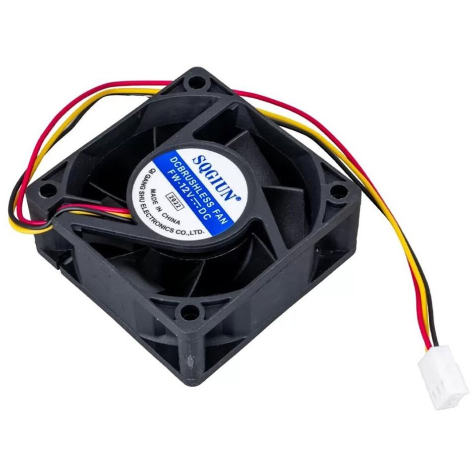 POWERMASTER PM-17896 IC-216 60X60X25 MM 6X6 12 VOLT DC 3 KABLOLU FAN