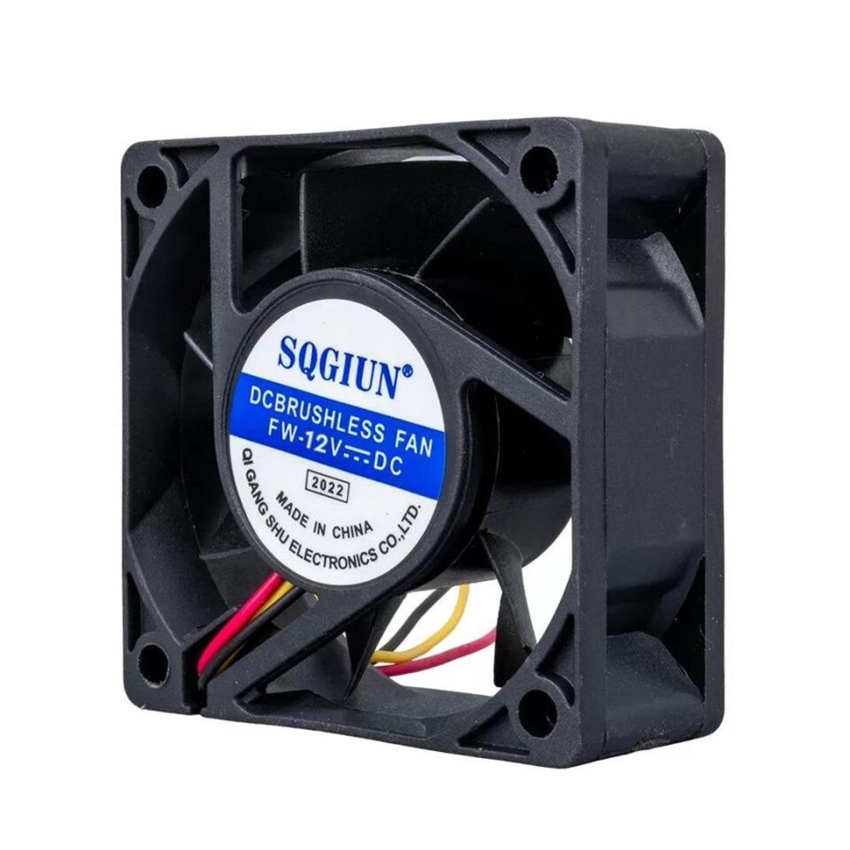 POWERMASTER PM-17896 IC-216 60X60X25 MM 6X6 12 VOLT DC 3 KABLOLU FAN