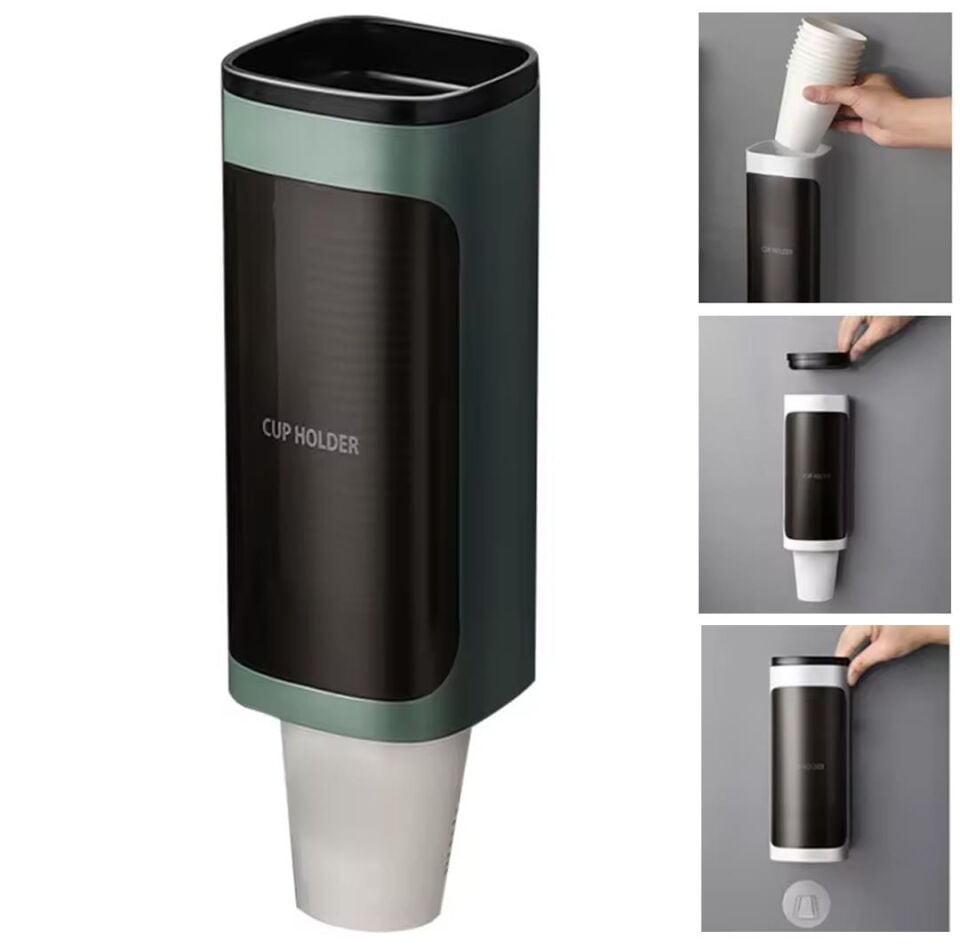 Sunup SN-27109 Kendinden Yapışkanlı Plastik - Karton Bardak Dispenseri