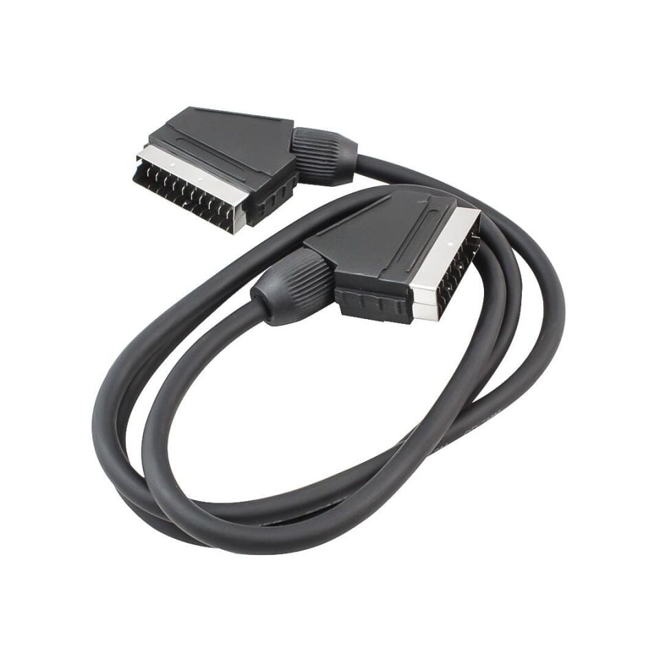 Ayt Scart Scart 3 Metre Kablo Tüplü Televizyon Uydu Kablosu