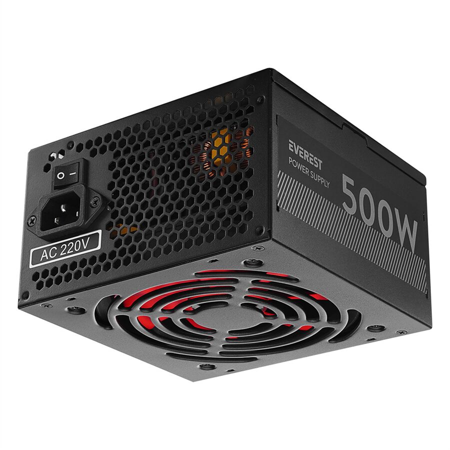 Everest Eps-500A Real 500W 4 Sata 12Cm Fanlı Oyuncu Pc Destekli Power Supply Bilgisayar Güç Kaynağı
