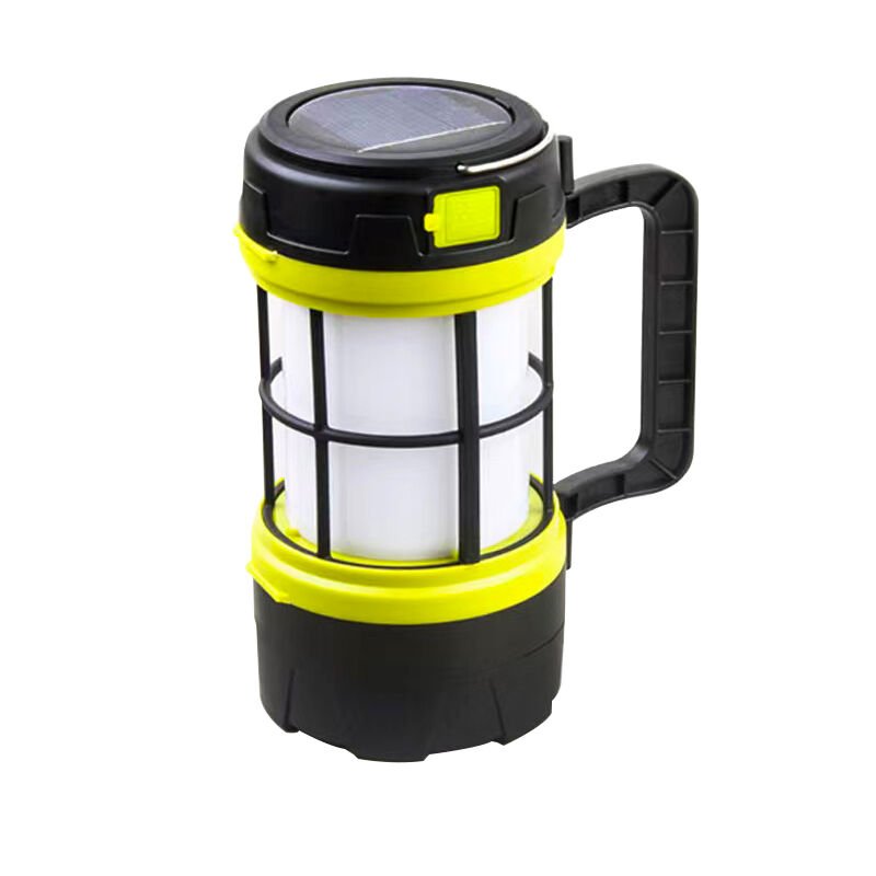 Powermaster Şarj Edilebilir Solar Kamp Feneri Kamp Lambası El Feneri Işıldak 7 Modlu Powerbank Özellikli