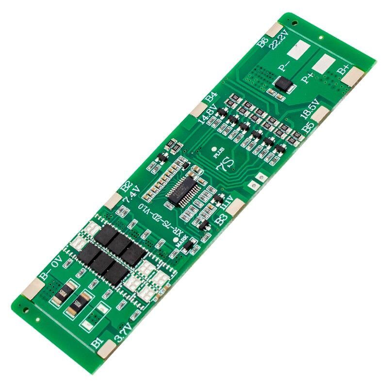 7S 24 Volt 20 Amper 18650 Pil Şarj Koruma Kartı Devresi 8 IC Li