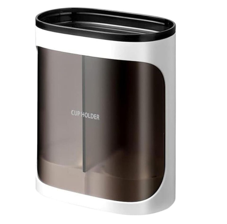 Ayt Sunup SN-27108 Kendinden Yapışkanlı Çiftli Plastik Karton Bardak Dispenseri Su Sebili Kahve Makinası Yanı Bardaklık