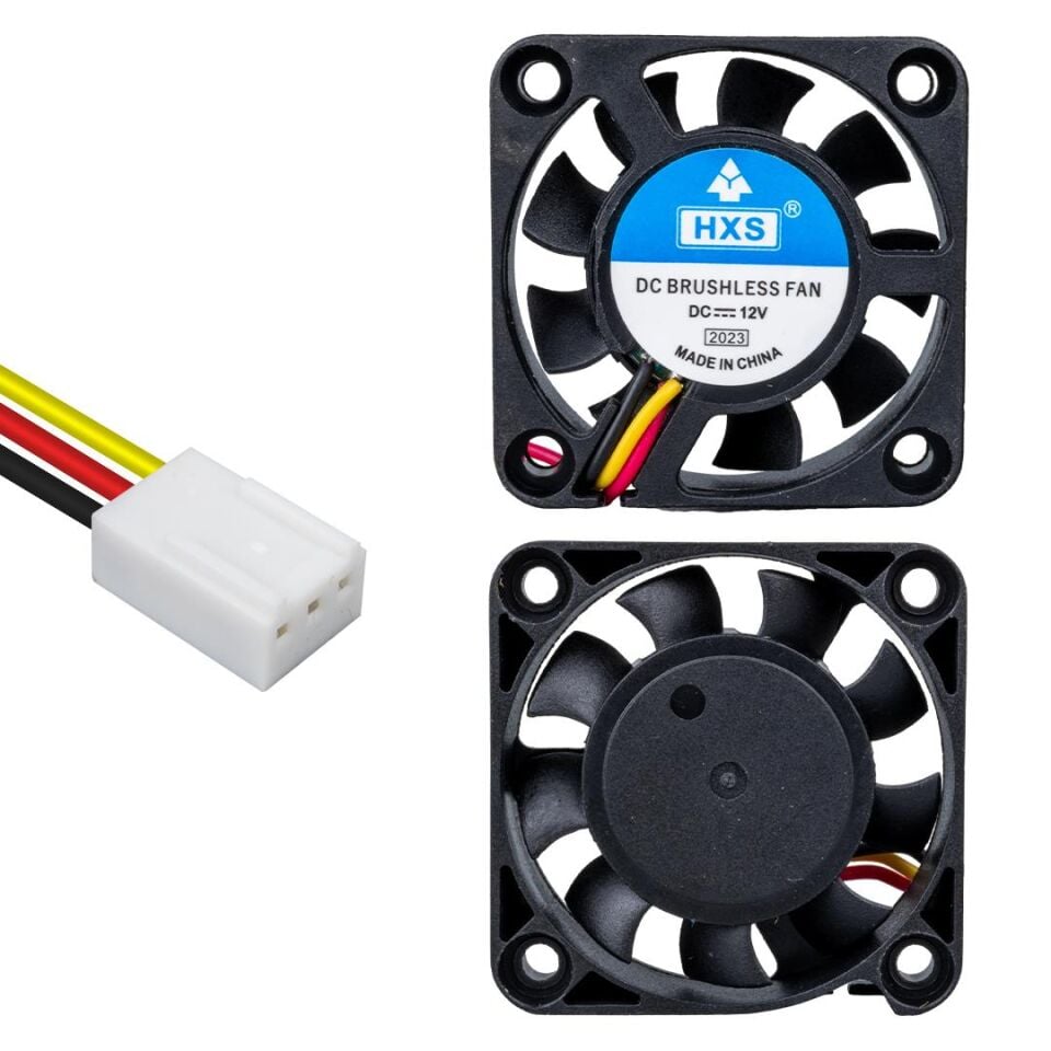 Ayt Powermaster Ic-216 Fırçasız Dc Fan 40x40x10mm 12 Volt 3 Pin Soğutucu Fan 4x4x1 Cm