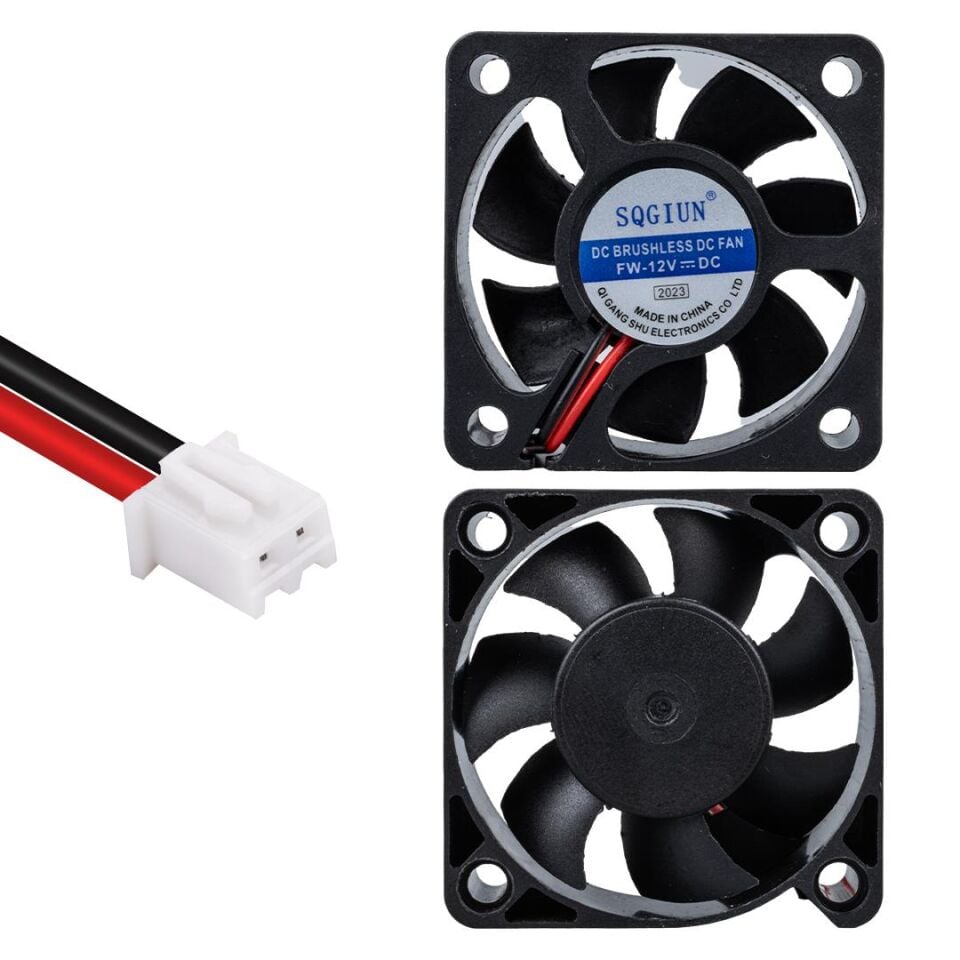Ayt Powermaster Ic-216 Fırçasız Dc Fan 50x50x10mm 12 Volt 2 Pin Soğutucu Fan 5x5x1 Cm