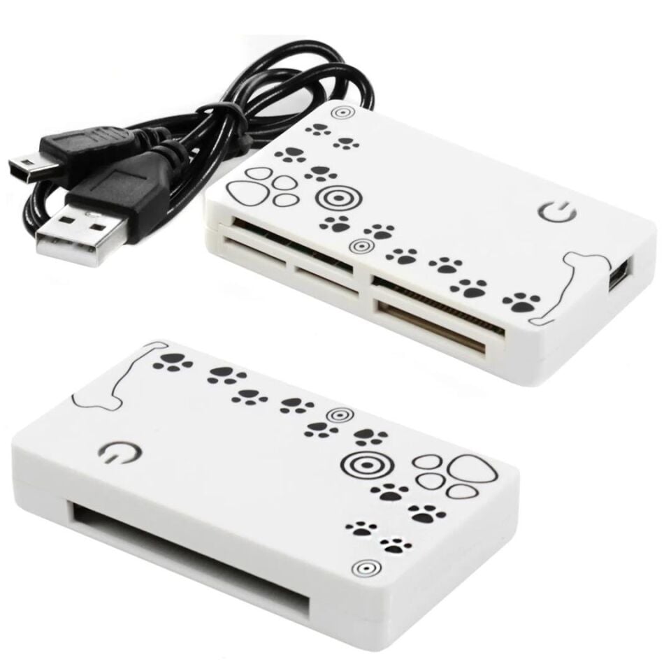 Narita HT-02A Usb 2.0 Support Sd Mmc Mini Sd T Flash-Ms-Ms Pro All In One Çoklu Kart Okuyucu Kart Reader