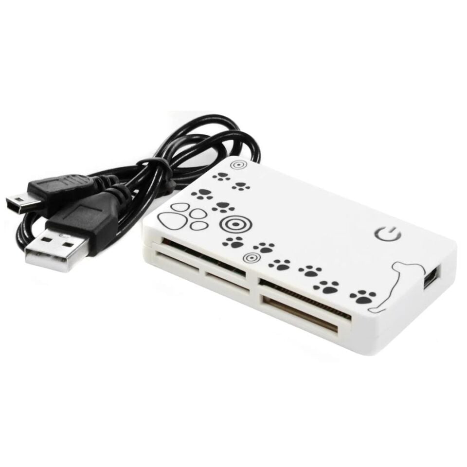 Narita HT-02A Usb 2.0 Support Sd Mmc Mini Sd T Flash-Ms-Ms Pro All In One Çoklu Kart Okuyucu Kart Reader