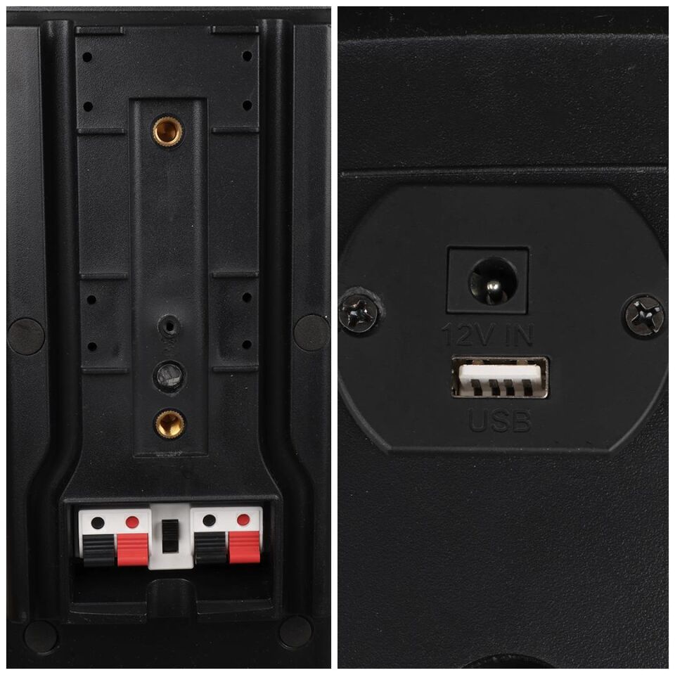 Ayt Magicvoice MV-28 1 Adet 40 Watt Komütatörlü Hat Trafolu Siyah Dikey Sütun Hoparlör Tekli Okul Cami Hoparlörü