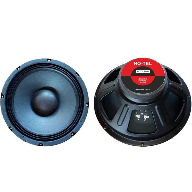Ayt No-Tel NOT-LS801 8 İnç 20 Cm 150 Watt Çıplak Yedek Hoparlör