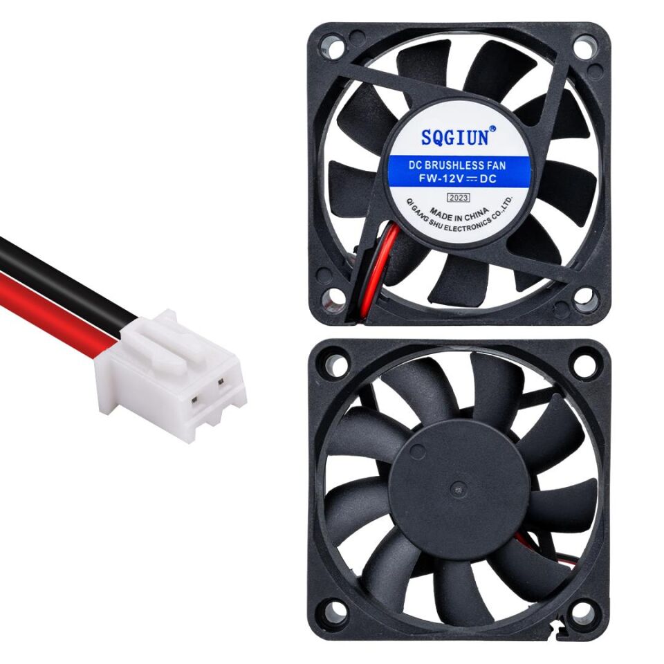 Ayt Powermaster Ic-216 Fırçasız Dc Fan 60x60x15mm 12 Volt 2 Pin Soğutucu Fan 6x6x1.5 Cm