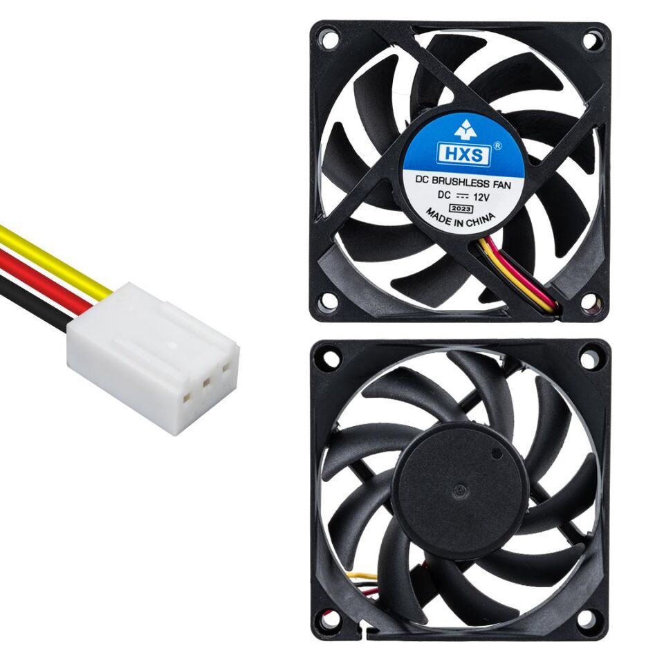 Ayt Powermaster Ic-216 Fırçasız Dc Fan 70x70x15mm 12 Volt 3 Pin Soğutucu Fan 7x7x1.5 Cm