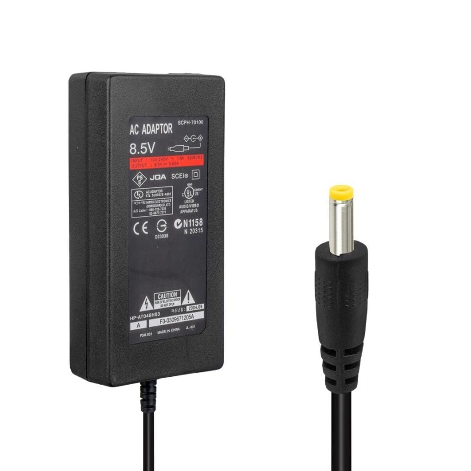 Ayt Sony Playstation 2 Adaptörü 8.5 Volt 5.65 Amper 4.8x1.7 Uçlu Adaptör