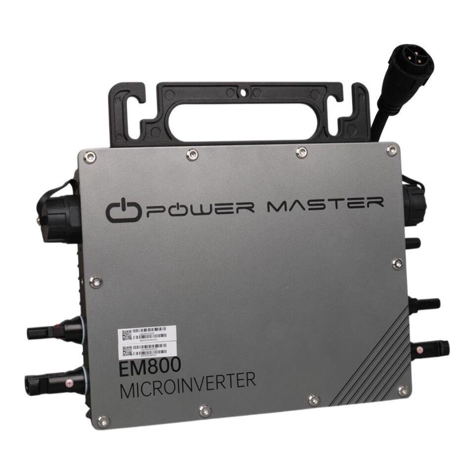 Ayt Powermaster EM800 800 Watt Solar Güneş Enerjisi Micro Inverter AC220 Volt Trifaze Şebeke Bağlantılı MPPT İnvertör