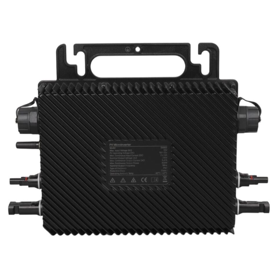 Powermaster EM800 800 Watt Solar Micro Inverter AC220 Volt Trifaze Şebeke Bağlantılı MPPT İnvertör