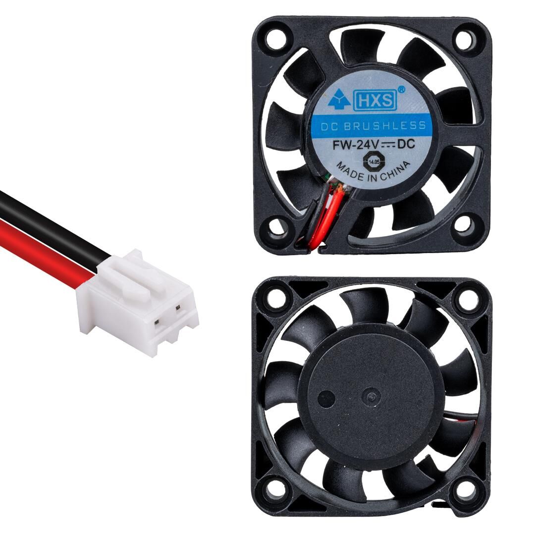 Ayt Powermaster IC-216 2 Pin Kablolu 40X40X10 Mm 24 Volt Fırçasız DC Kasa Fanı Soğutucu Fan 4x4x1 cm