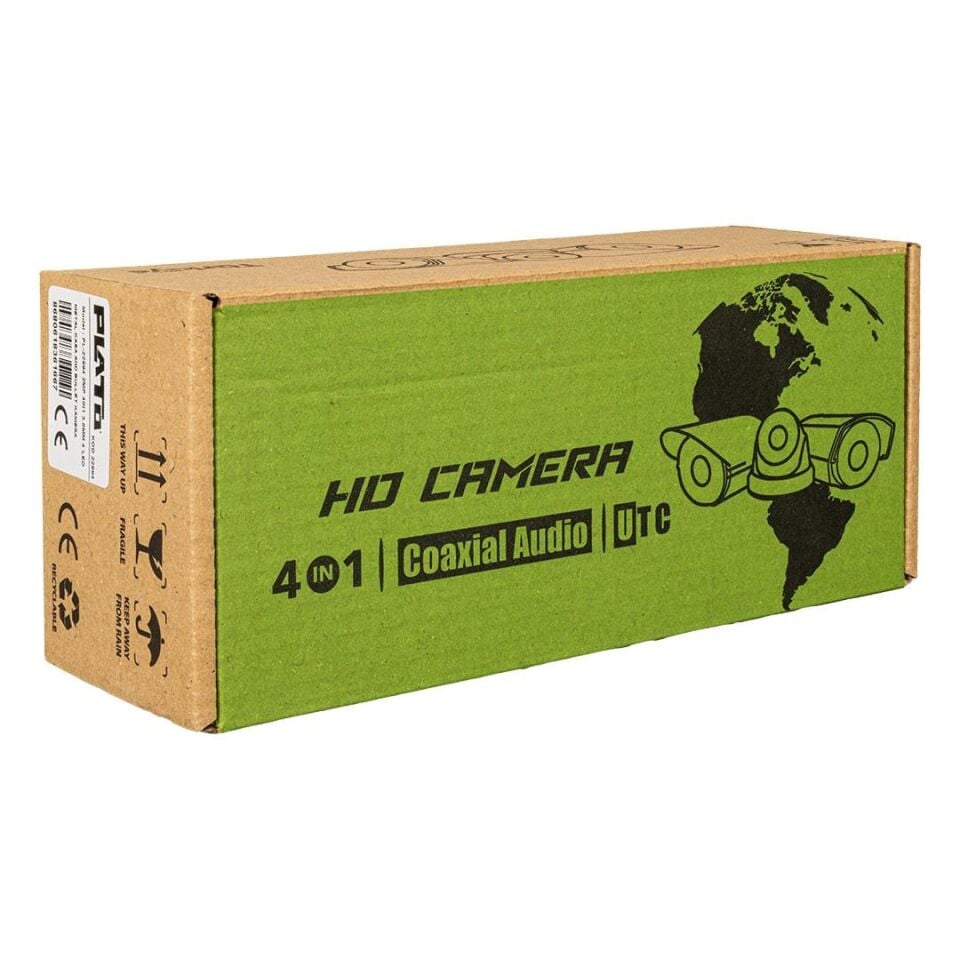 Ayt Plato PL-22994 2 MP 3.6 Mm 4 Led Metal Kasa Ahd Bullet Kamerası Dvr Kayıt Cihazı Kamerası