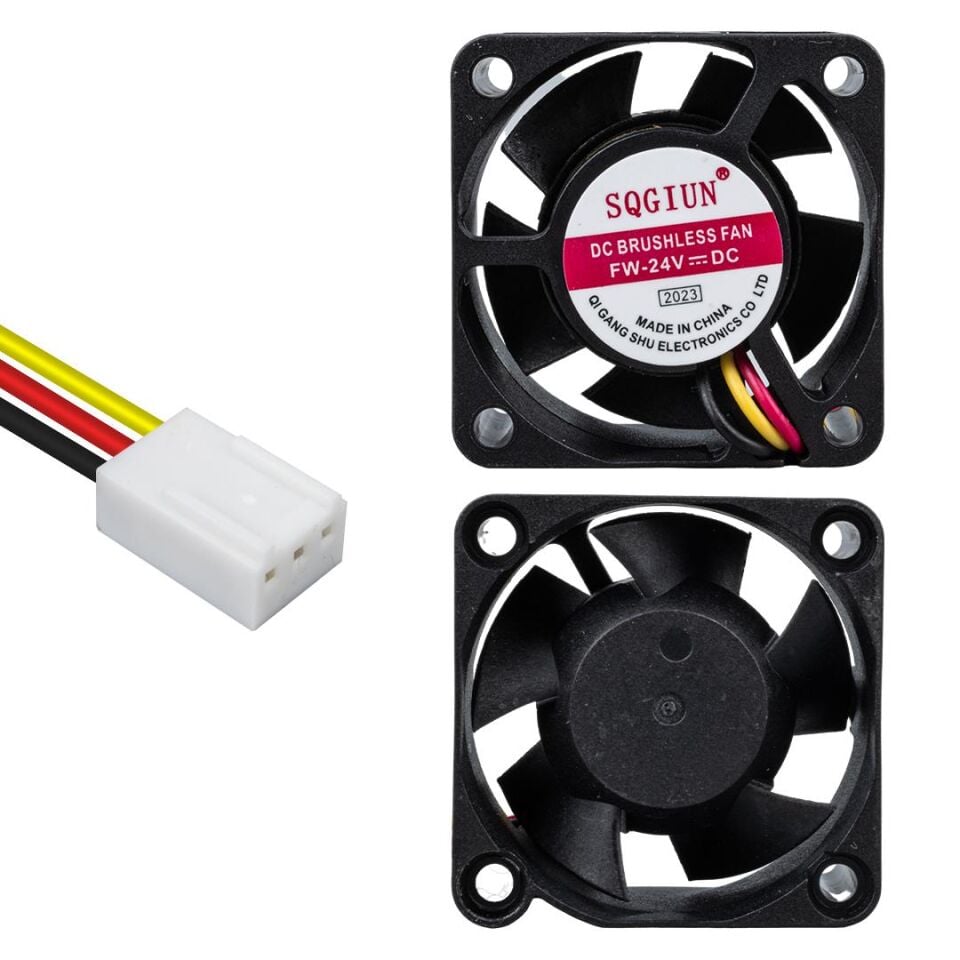 Powermaster IC-216 3P Kablolu 40X40X20 Mm 24 Volt Fırçasız DC Kasa Fanı