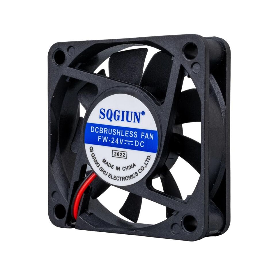 Ayt Powermaster IC-216 2 Pin Kablolu 60X60X15 Mm 24 Volt Fırçasız DC Kasa Fanı Soğutucu Fan 6x6x1.5 cm