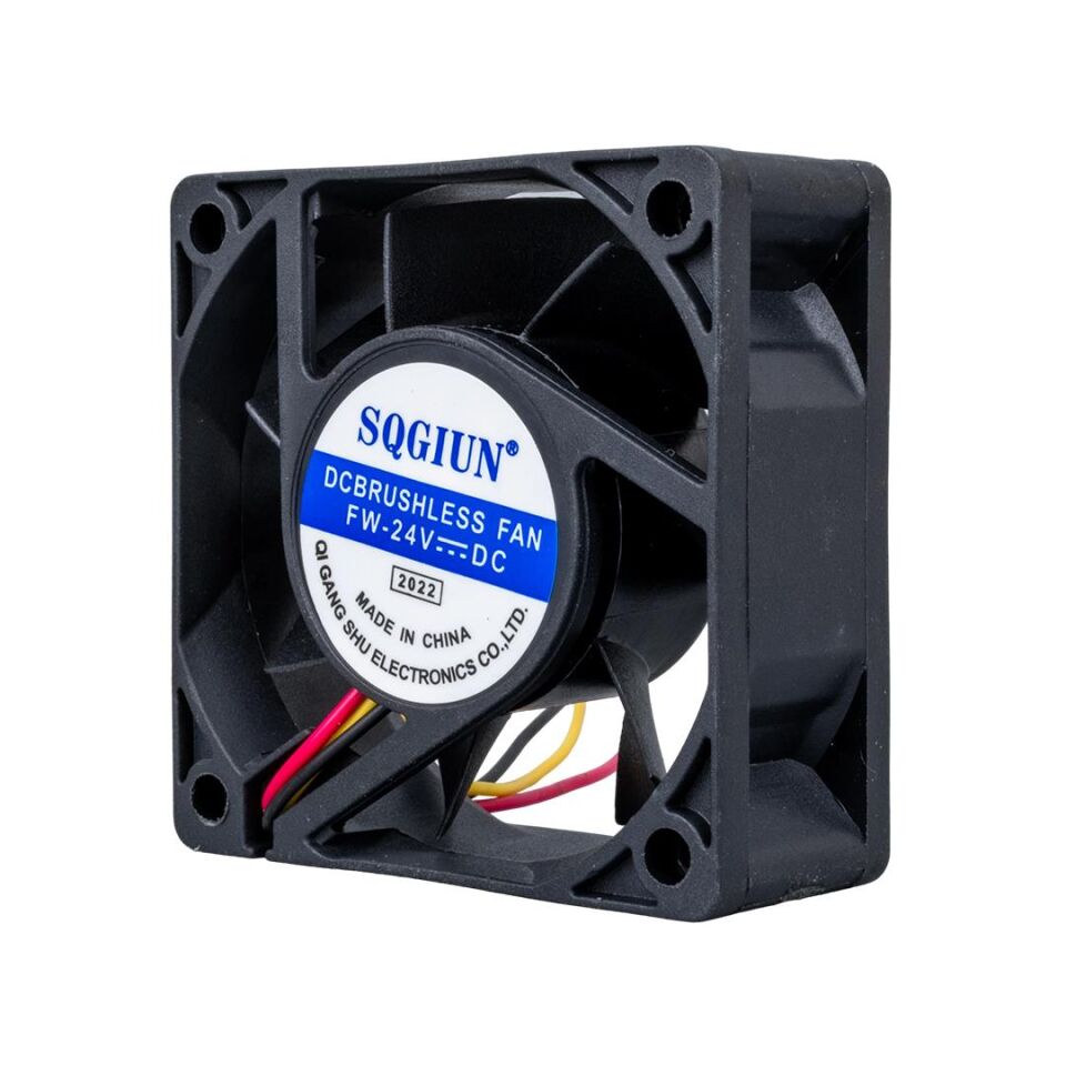 Ayt Powermaster IC-216 3 Pin Kablolu 60X60X25 Mm 24 Volt Fırçasız DC Kasa Fanı Soğutucu Fan 6x6x2.5 cm