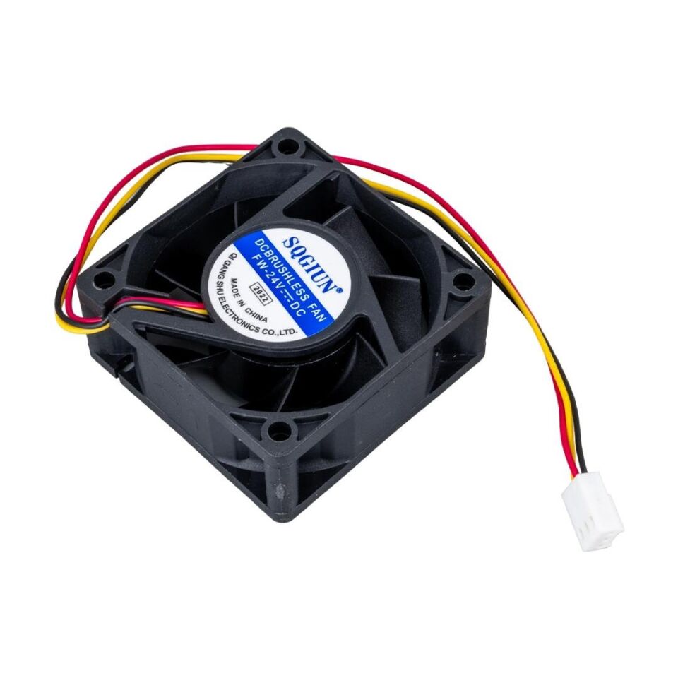 Ayt Powermaster IC-216 3 Pin Kablolu 60X60X25 Mm 24 Volt Fırçasız DC Kasa Fanı Soğutucu Fan 6x6x2.5 cm