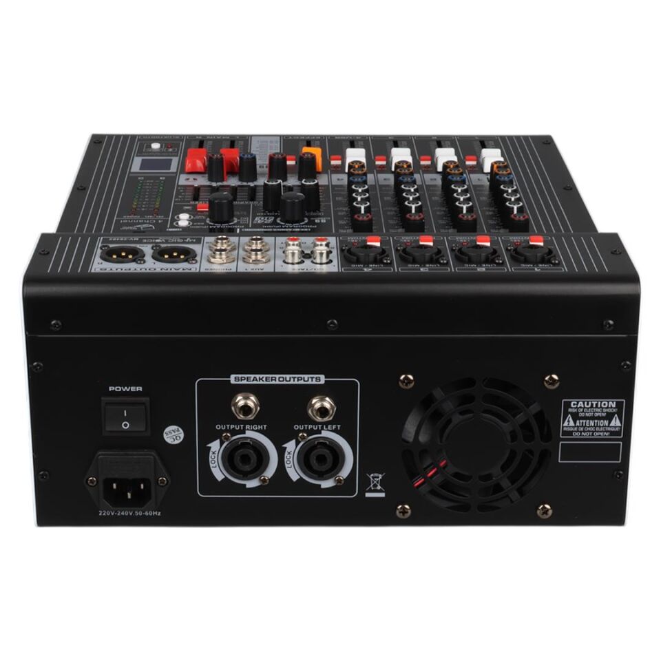 Ayt Magicvoice MV-26492 4 Kanal 2x350 Watt Usb Sd Bluetooth Power Mixer Amfi