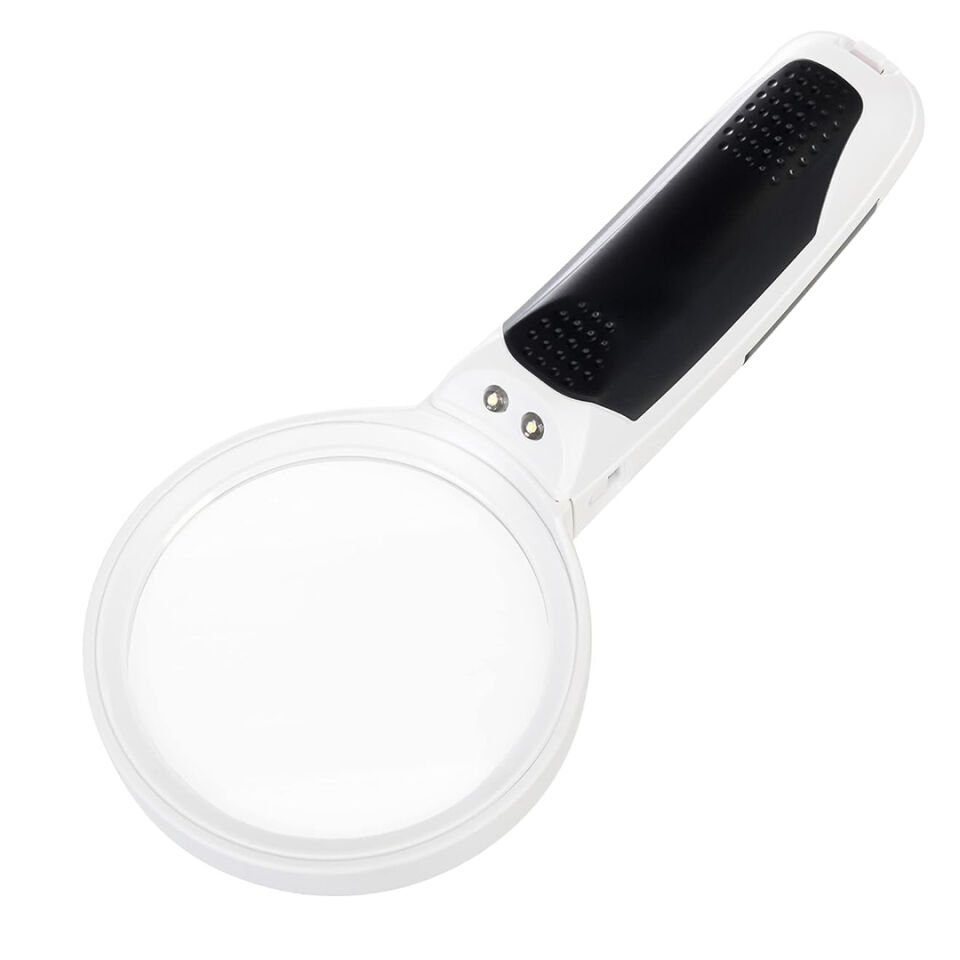Powermaster PM-21477 2 Led li 3-10-16x Zoom Ayarlanabilir Büyüteç En İyi Büyüteç Işıklı