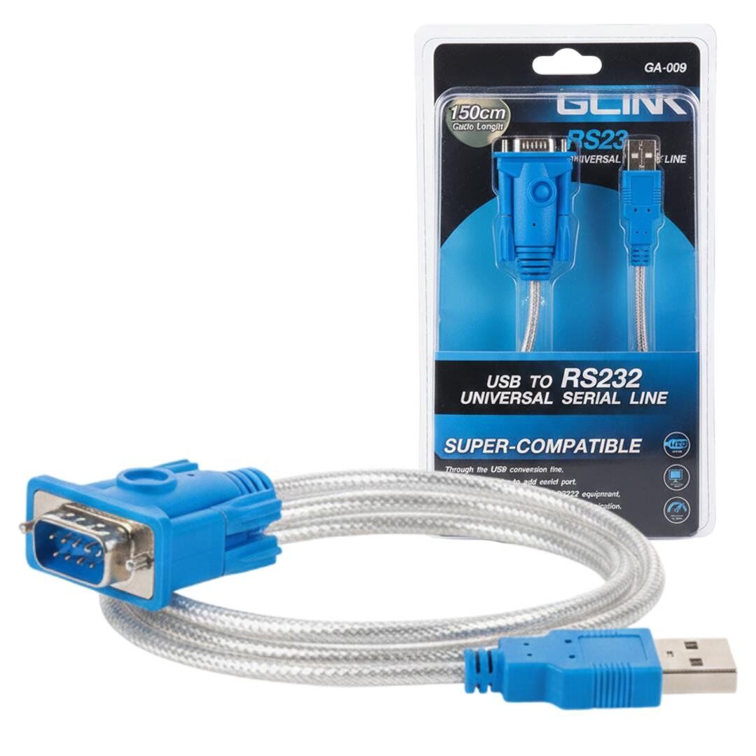Powermaster PM-21764 USB To RS232 1.5 Metre Üniversal Serial Line Glink GA-009