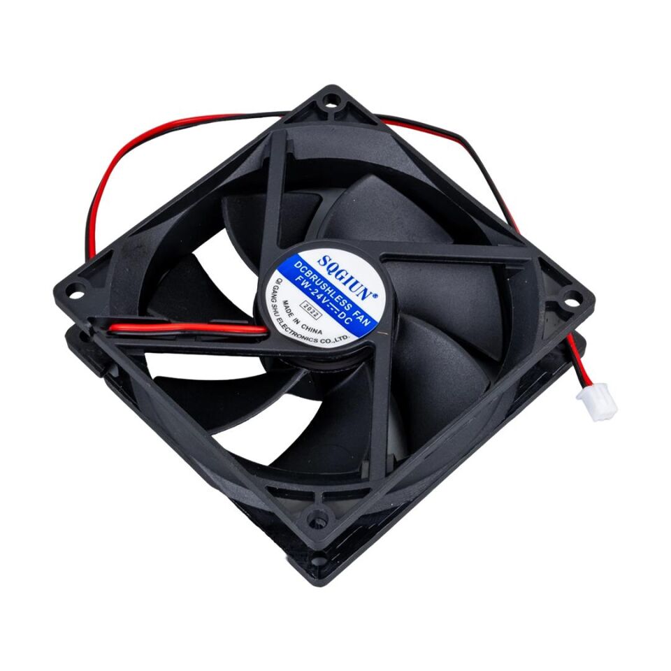 Ayt Powermaster IC-216 2 Pin Kablolu 92X92X25 Mm 24 Volt Fırçasız DC Kasa Fanı Soğutucu Fan 9.2x9.2x2.5 cm