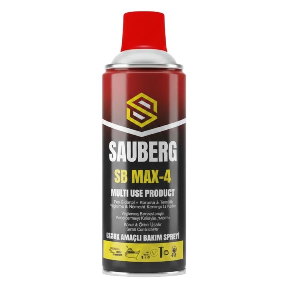 Sauberg SB MAX-4 400ML Çok Amaçlı Bakım Spreyi