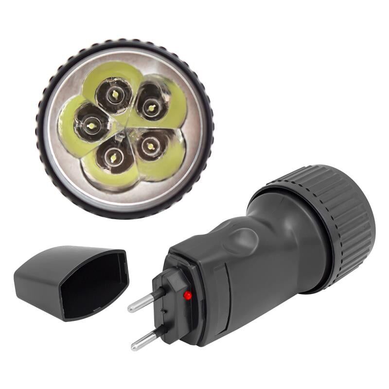 Ayt Powermaster PM-6948 Şarjlı 5 Mantar Ledli El Feneri Işıldak Kamp Lambası Aydınlatma