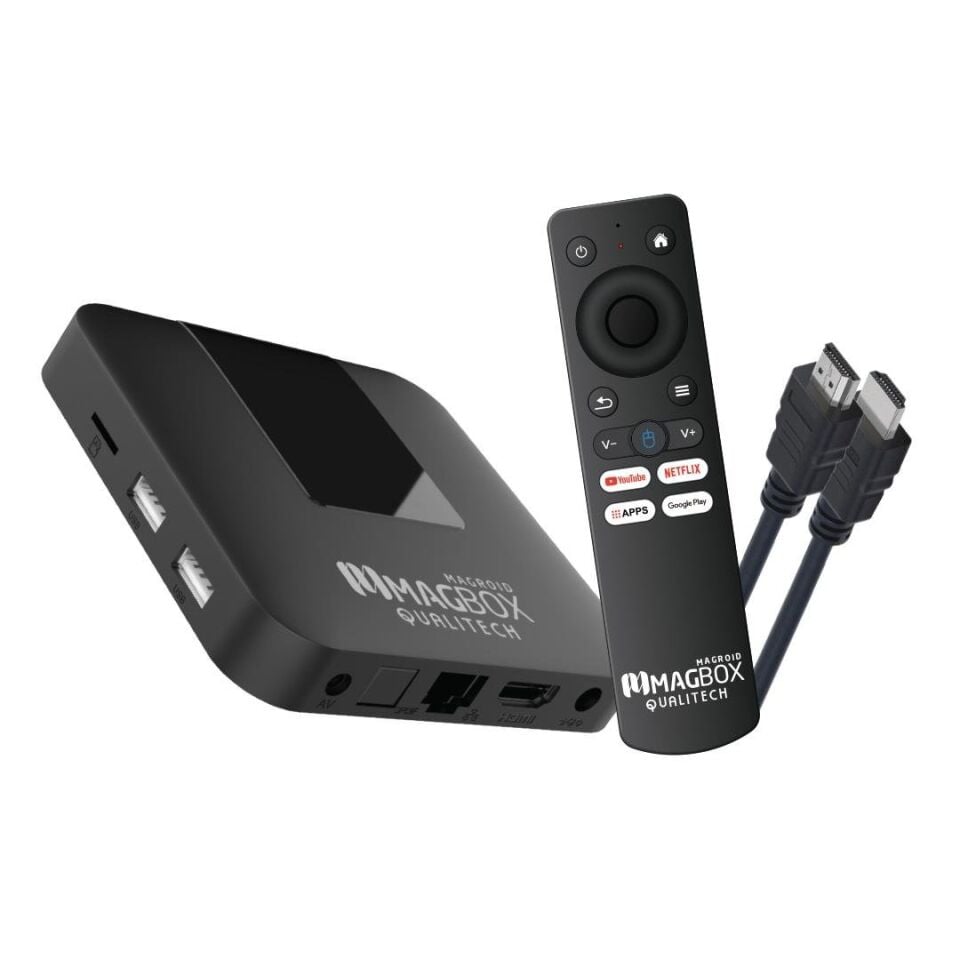 Ayt Magbox Magroid Qualitech 32GB Rom 2GB Ram 2.4G H313 CPU Android TV Box İ p Tv Destekli