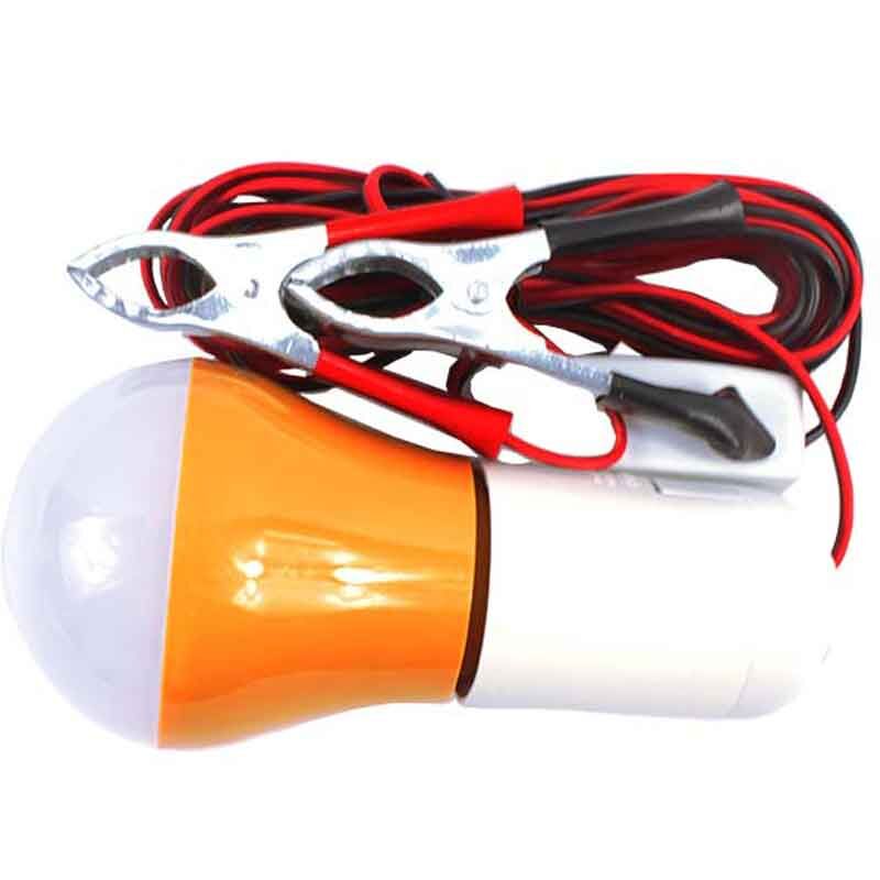 Ayt Starmax SM-2103 12 Volt 5 Watt Anahtarlı 4 Metre Seyyar Led Ampul Akü Maşalı Kamp Tamirci Çalışma Lambası