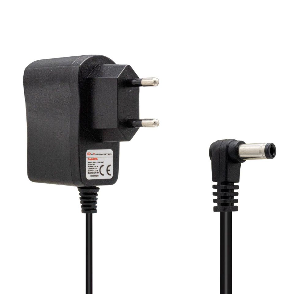 Ayt Powermaster 7.5 Volt - 1 Amper 5.5 2.5 Uç Priz Tip Adaptör PM-8116