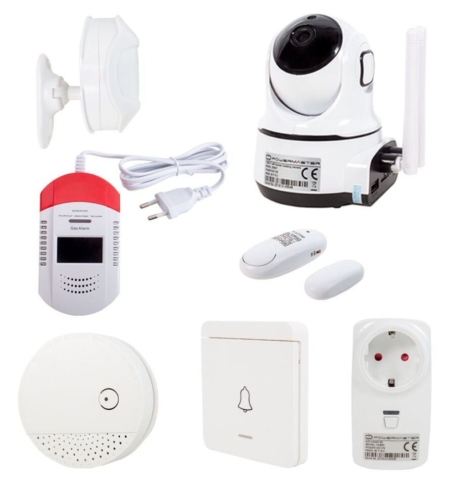 Powermaster PM-19465 Wifi Kameralı Smart Home Akıllı Ev Otomasyon Güvenlik Sistemi