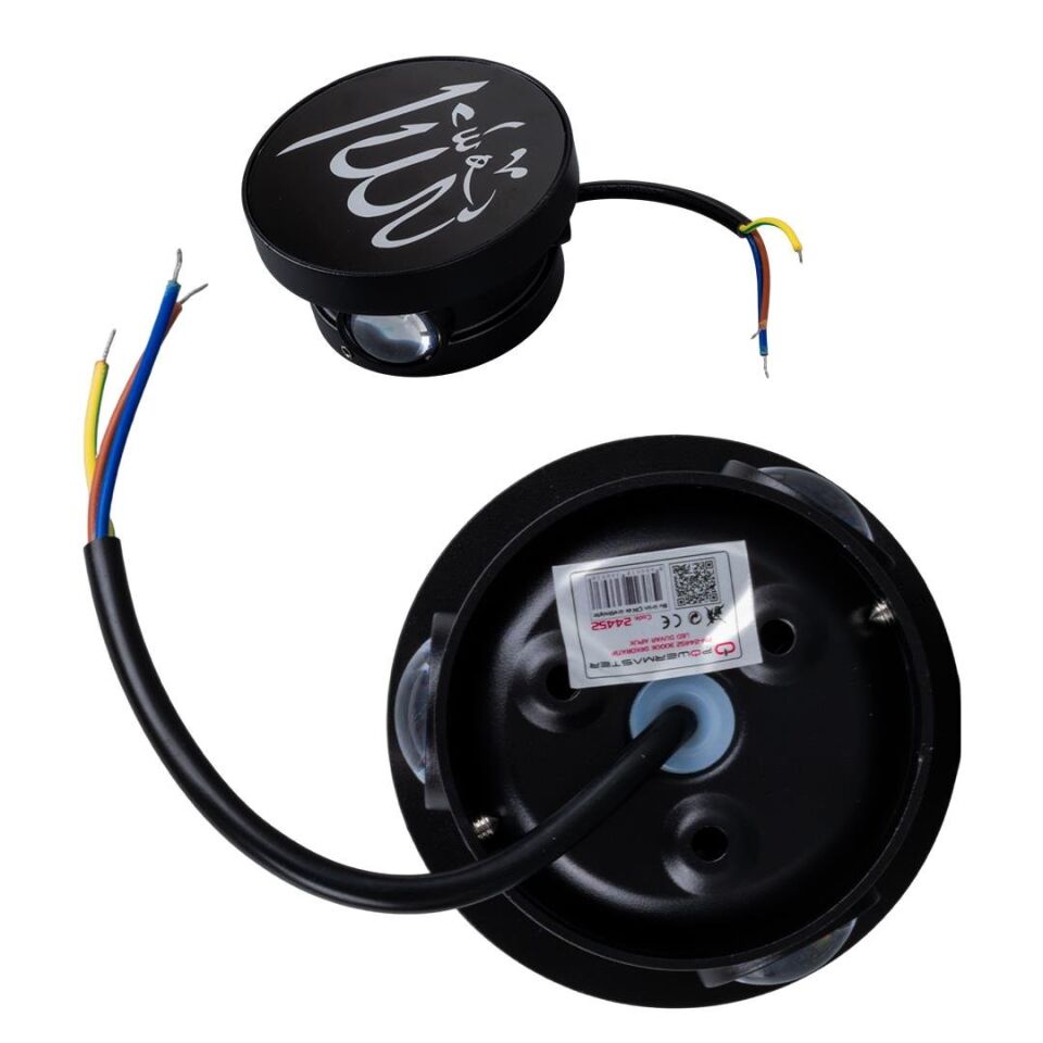 Ayt Powermaster Duvar Aplik Allah Dekorlu Gece Lambası Dekoratif Aplik Led Aydınlatma 95x95x50 mm