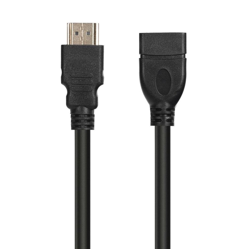 Powermaster PM-29568 Hdmı Erkek Hdmı Dişi 1 Metre Uzatma Kablo Kablosu